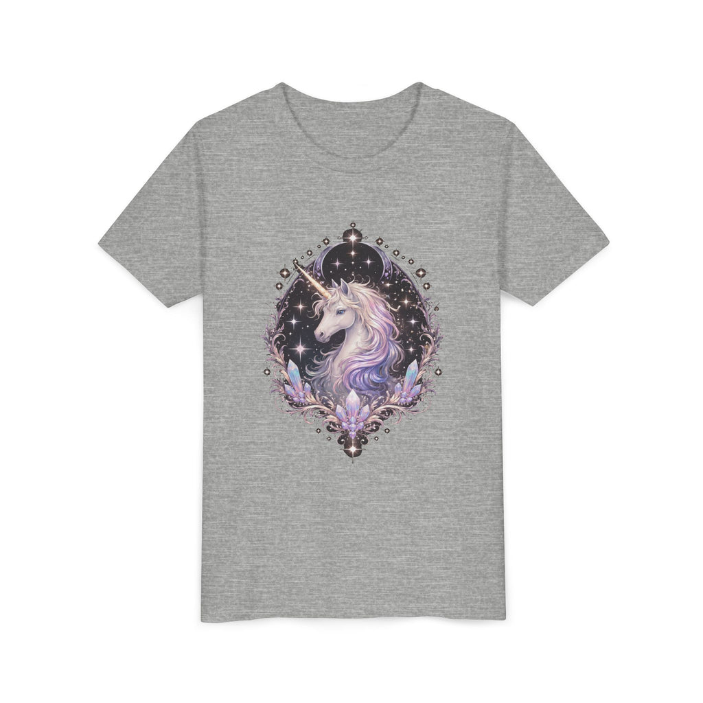 Youth Unicorn Tee — Magical Sparkle Design for Kids