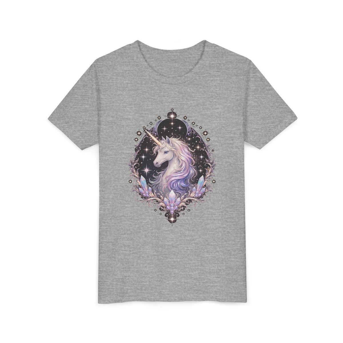 Youth Unicorn Tee — Magical Sparkle Design for Kids
