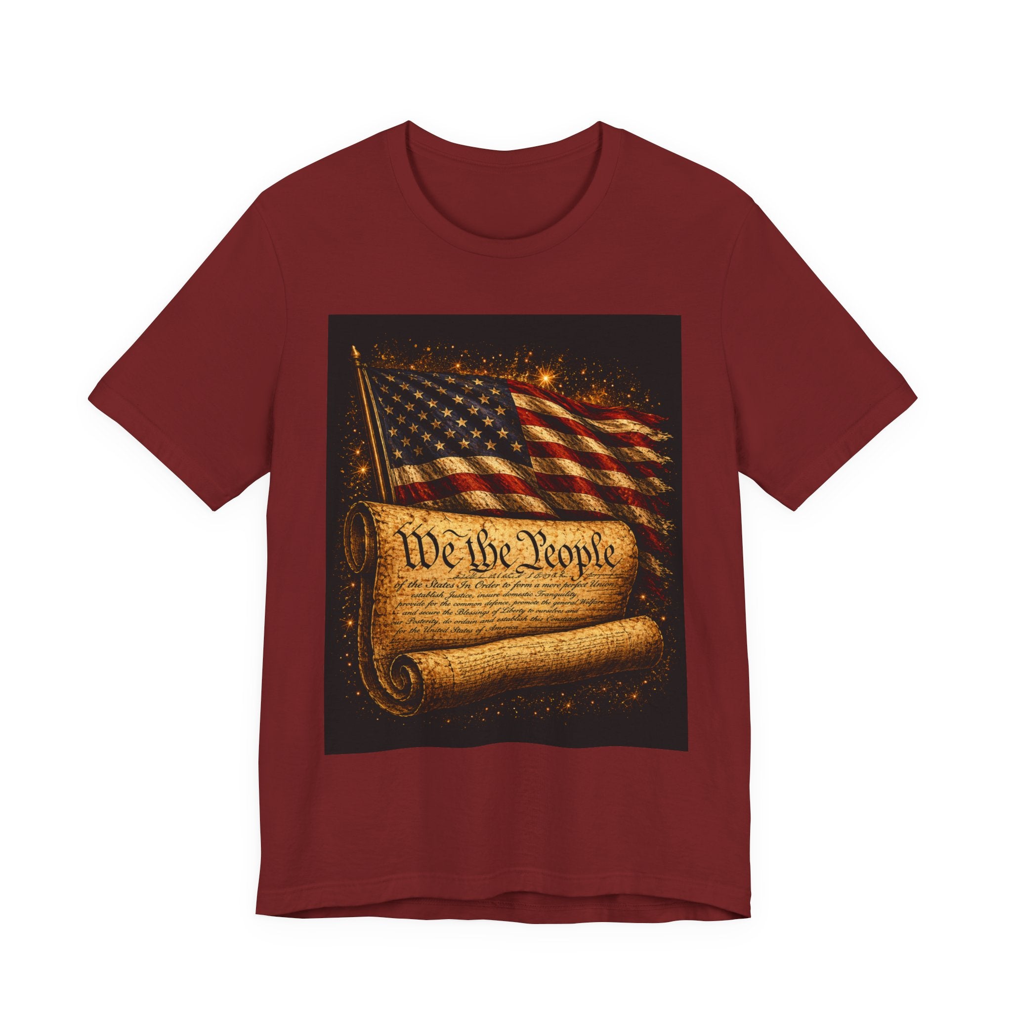 Patriotic "We the People" Constitution T-Shirt — American Flag Independence Day Tee