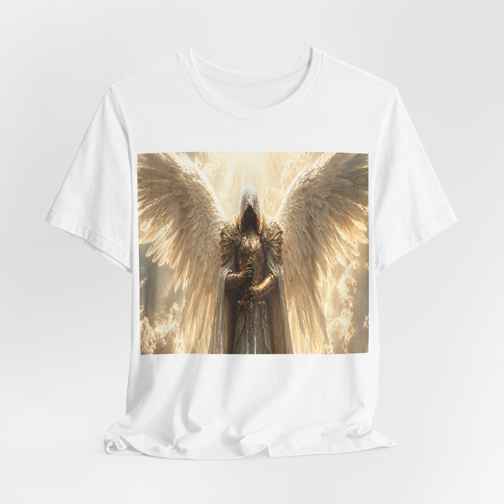 Guardian Angel Graphic Tee — Golden Archangel Design