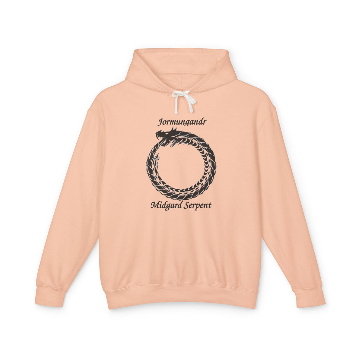 Jörmungandr Midgard Serpent Hoodie – Jormungandr Ouroboros Mythic Graphic Hoodie