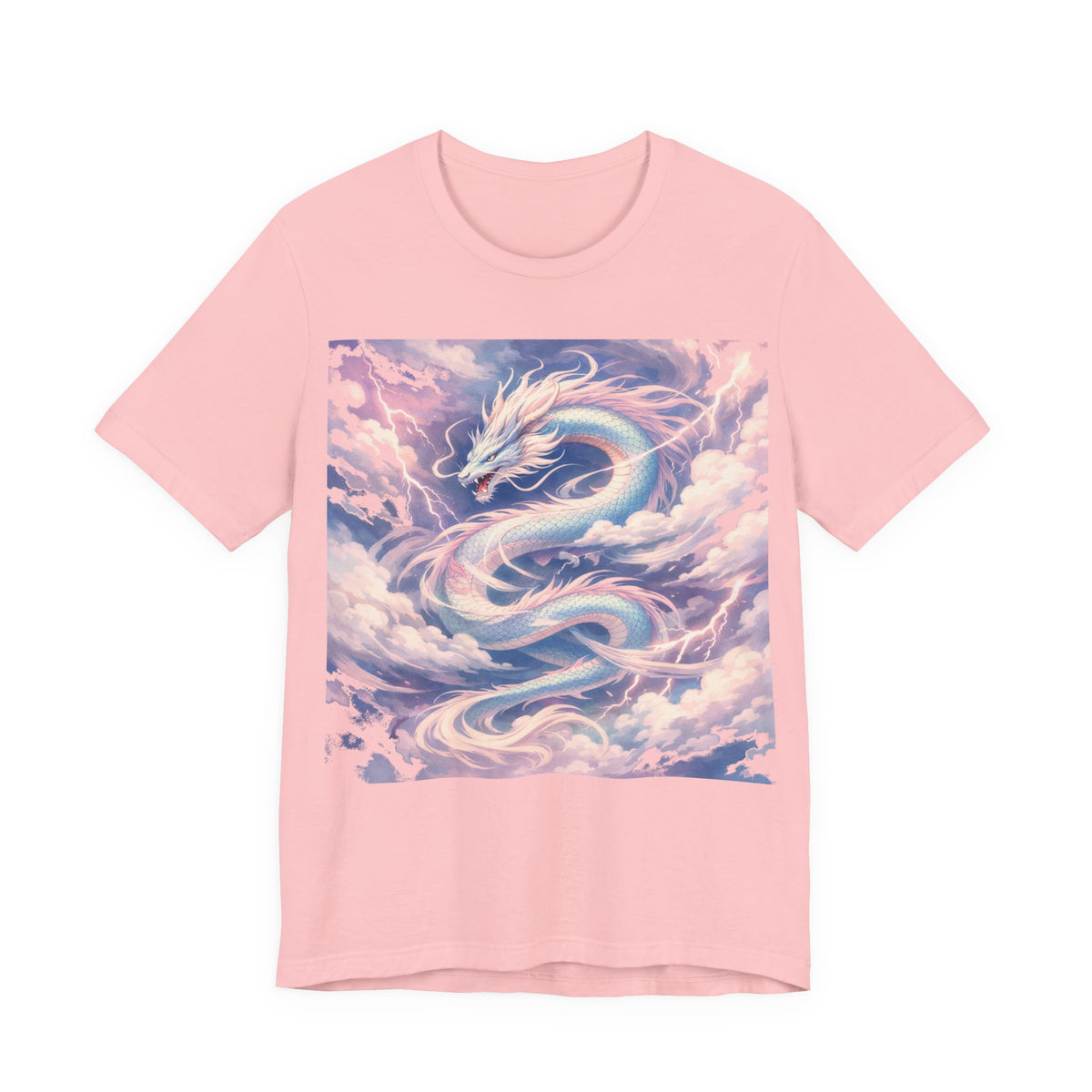 Pastel Sky Dragon T-Shirt — Ethereal Dragon Graphic Tee
