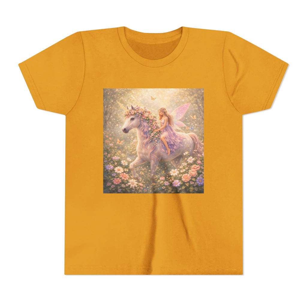 Youth Tee — Magical Unicorn Fairy Ride Kids T‑Shirt