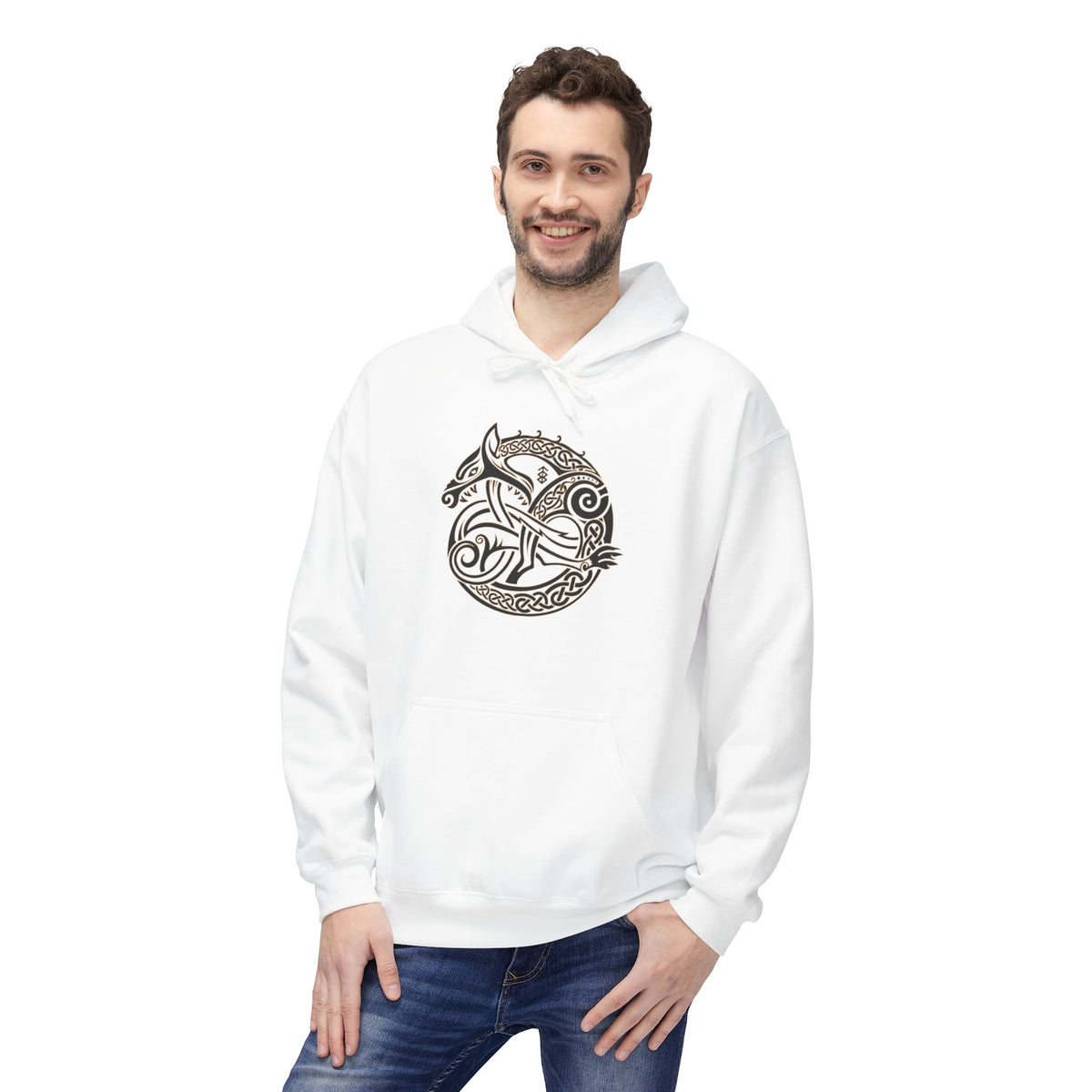 The Wolf – A Symbol of Power, Destruction, and Loyalty-Hoodie