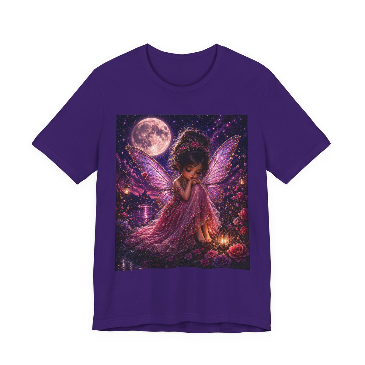 Purple Fairy T-Shirt — Enchanted Moonlit Fairy Tee