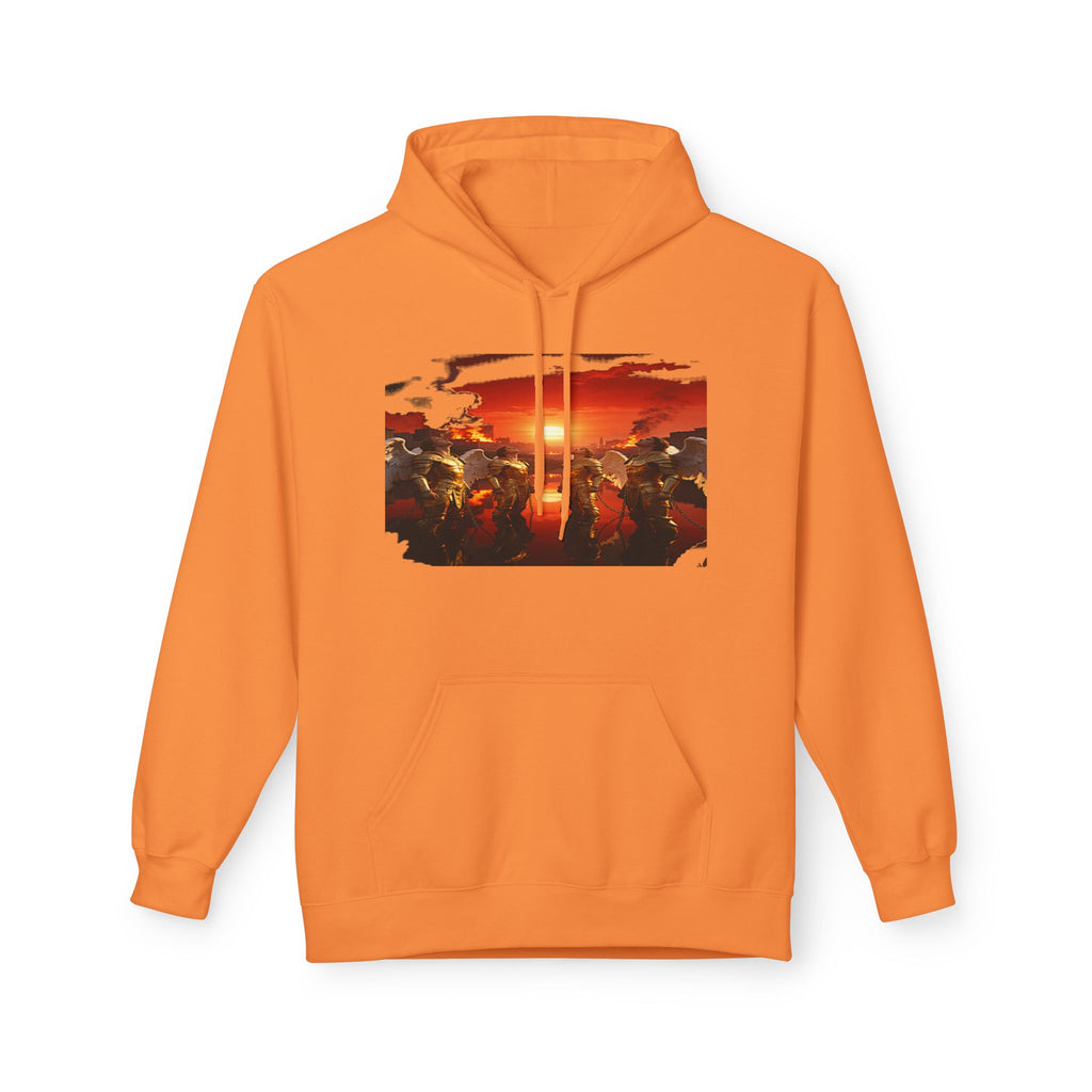 Revelation 7:1 End of times-Four angels standing on the four corners of the earth as seen from heaven-Art Graphic Pullover