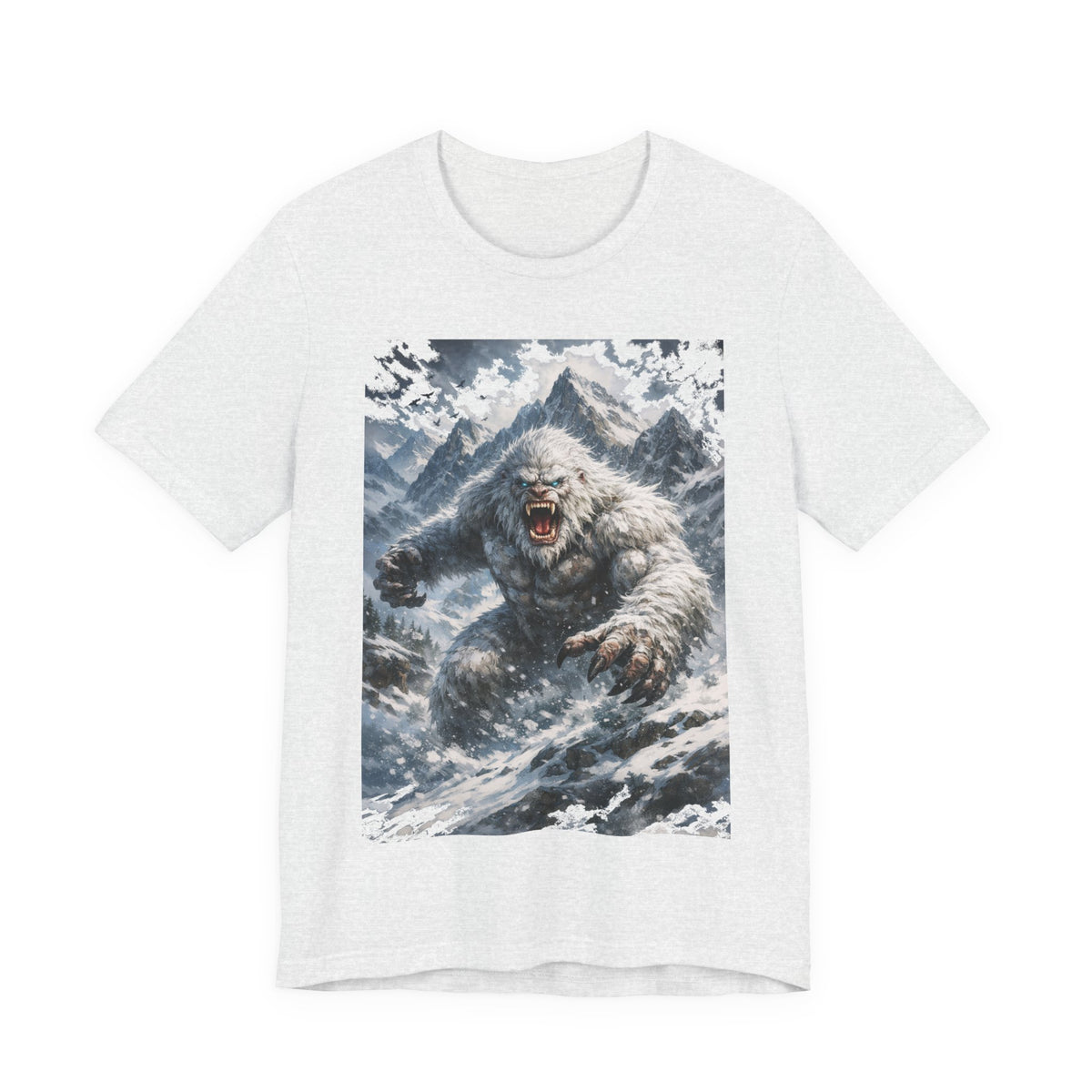 Yeti Monster Tee — Snowy Mountain Sasquatch Graphic T-Shirt