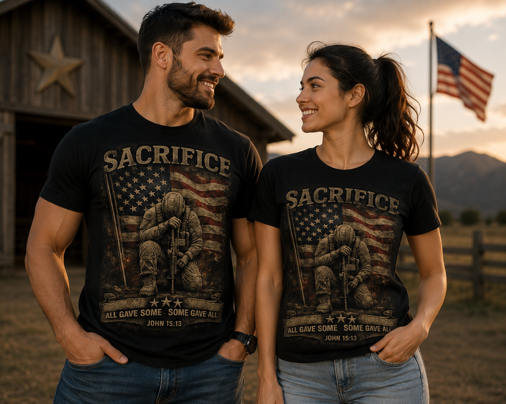 Veteran Sacrifice T-Shirt – 'All Gave Some, Some Gave All' Memorial Tee