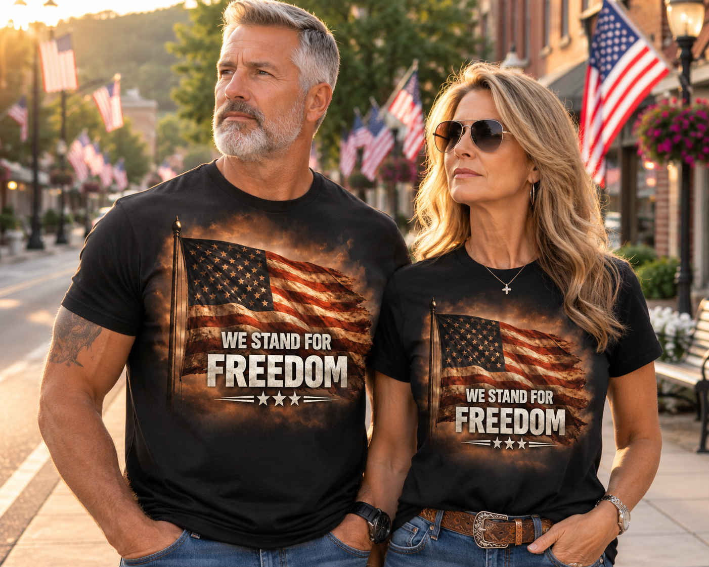 American Freedom- Unisex Jersey Short Sleeve Tee