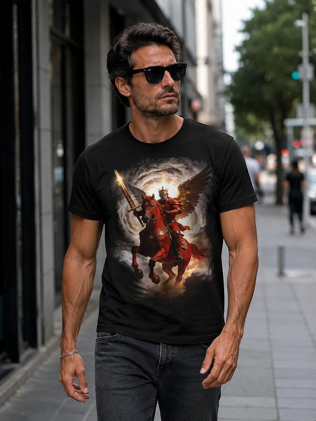The red horse from Revelation 6:3-4-Tee