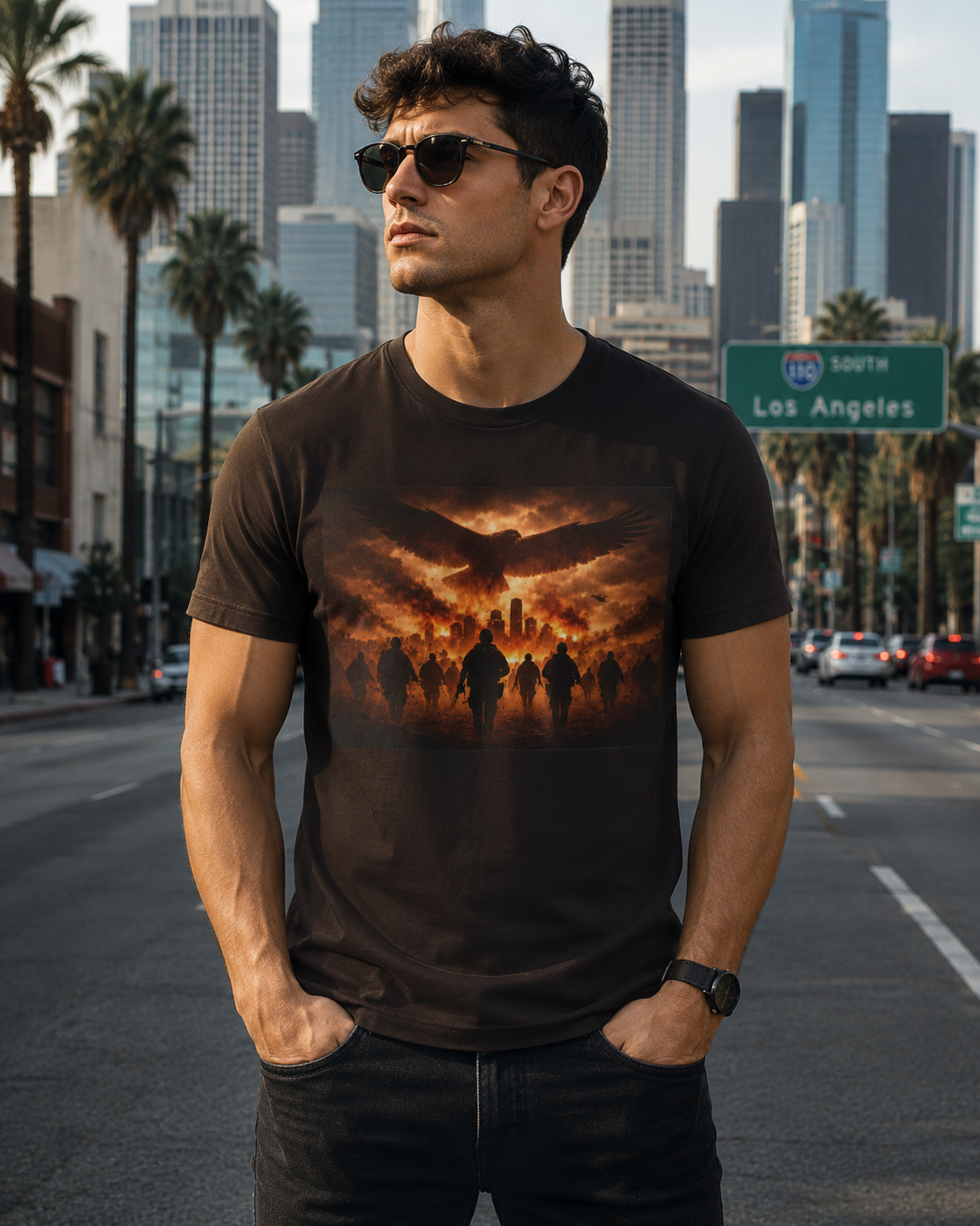 Support your troops  Tee — America Graphic T-Shirt