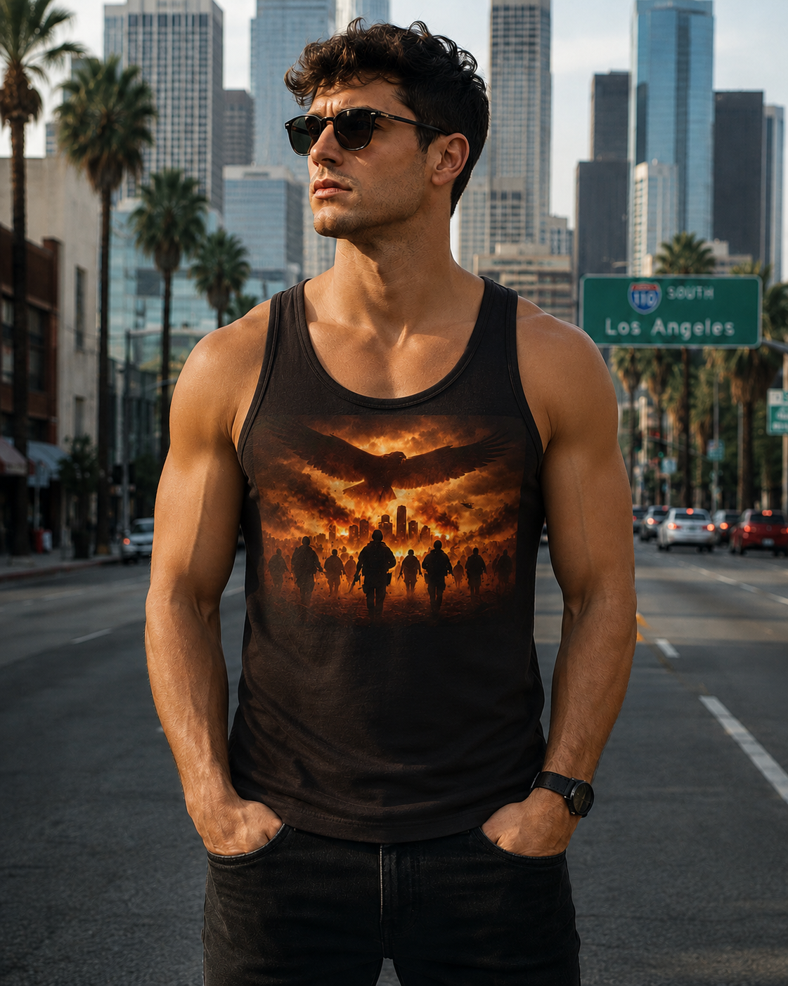 America will fight for the country  Tank Top – We stand for God Family and Country!