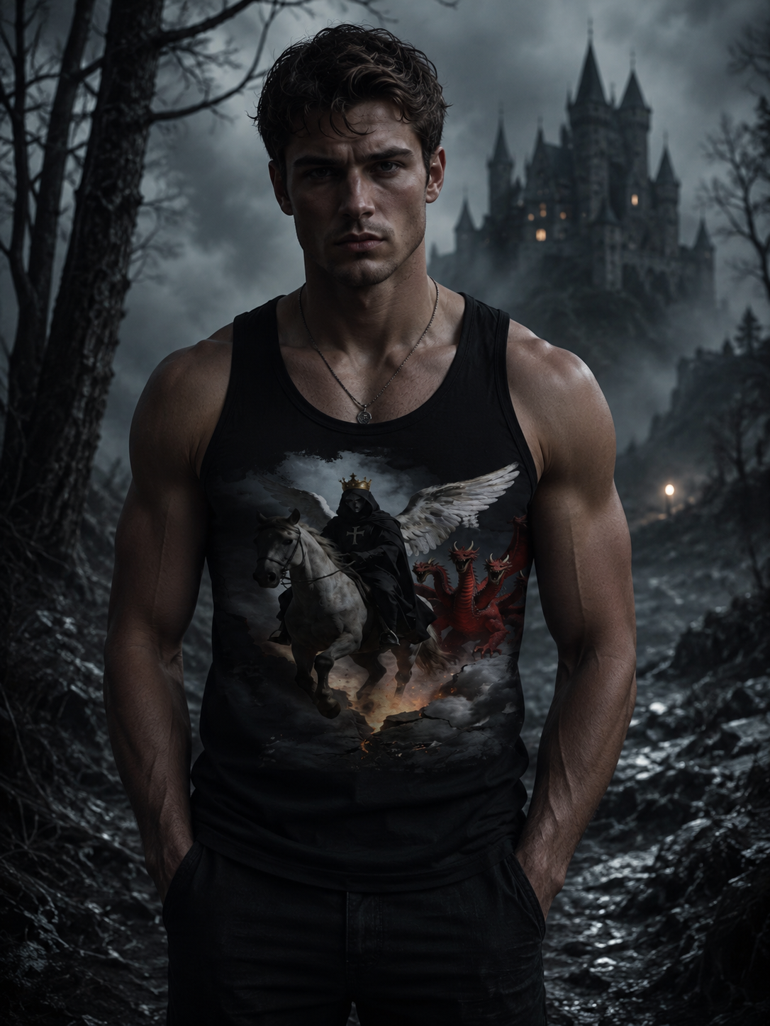 Apocalyptic End of times Tank Top — Dark Horseman