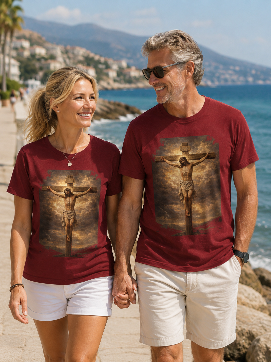 Crucifixion Jesus T‑Shirt — Religious Christian Graphic Tee for Easter & Faith