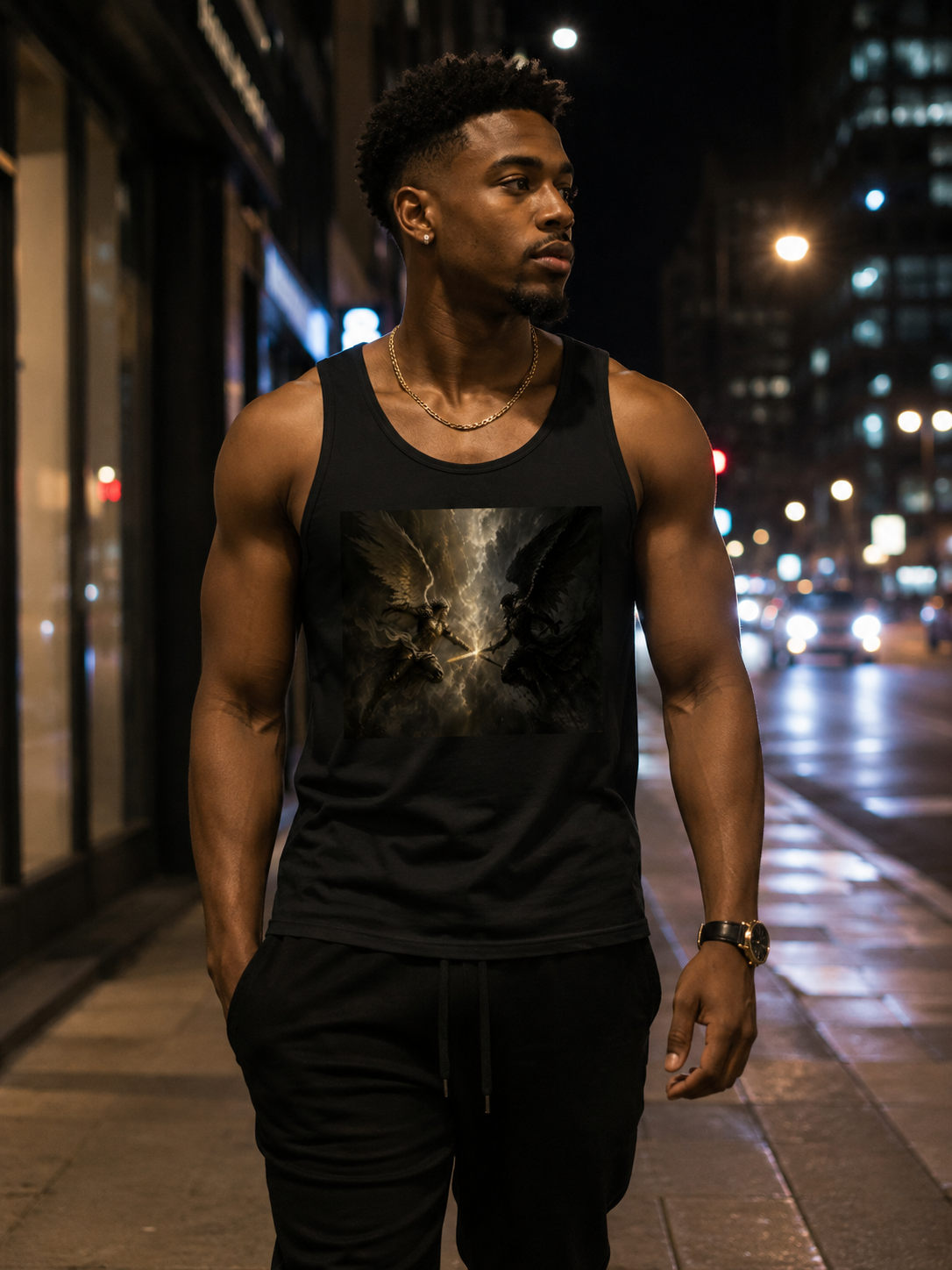 Dark Duel Angal Battel Good v. Evil Tank —  Graphic Tank Top