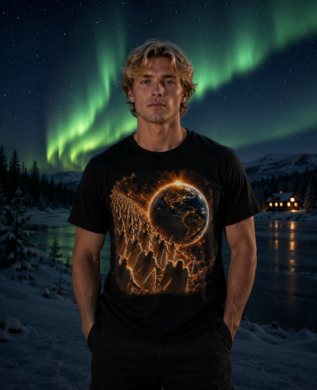 Angles coming back to Earth  Graphic Tee — To fight evil at the end of times!