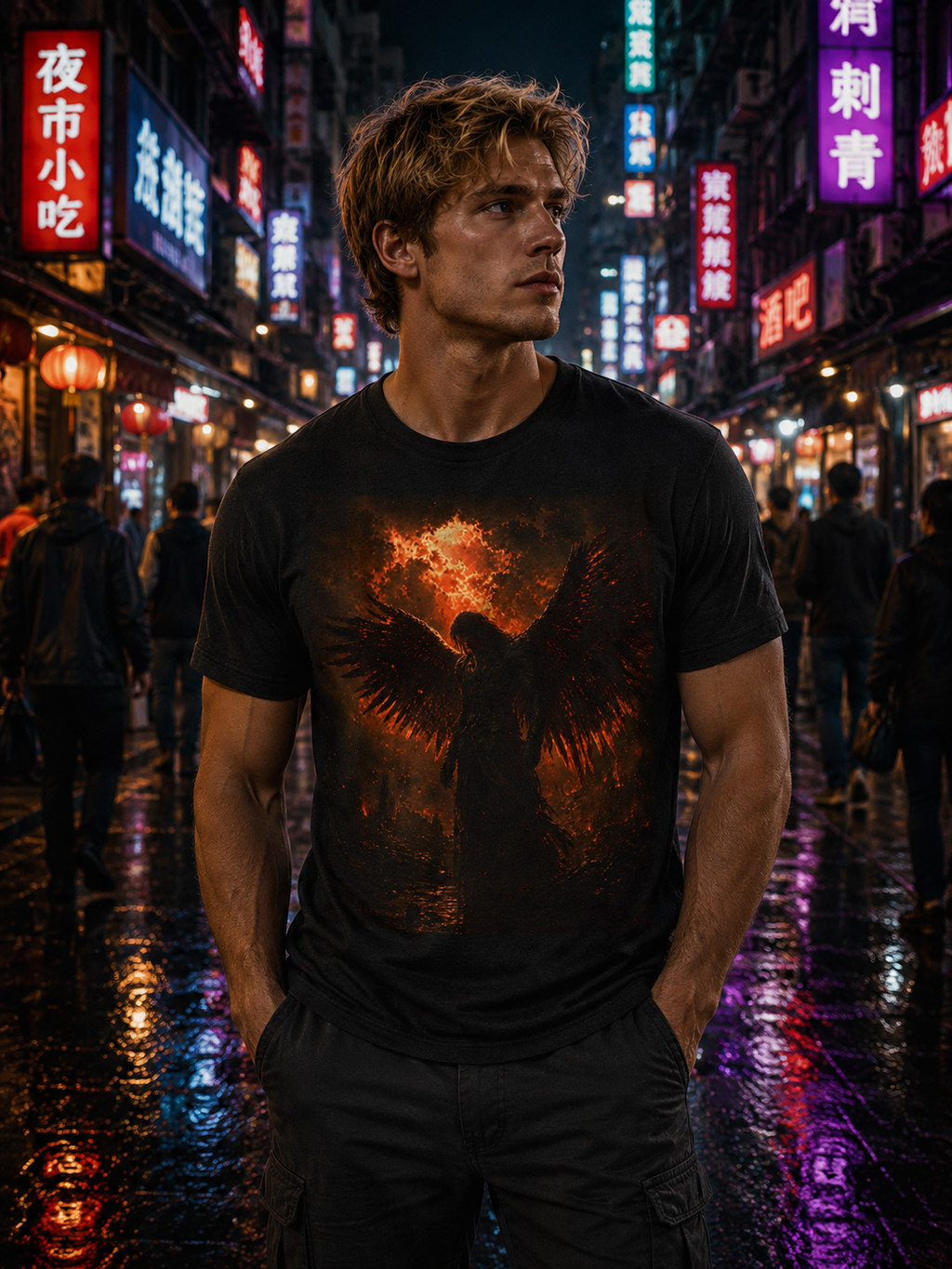 Angel war at the end of times T‑Shirt —  Angel Graphic Tee