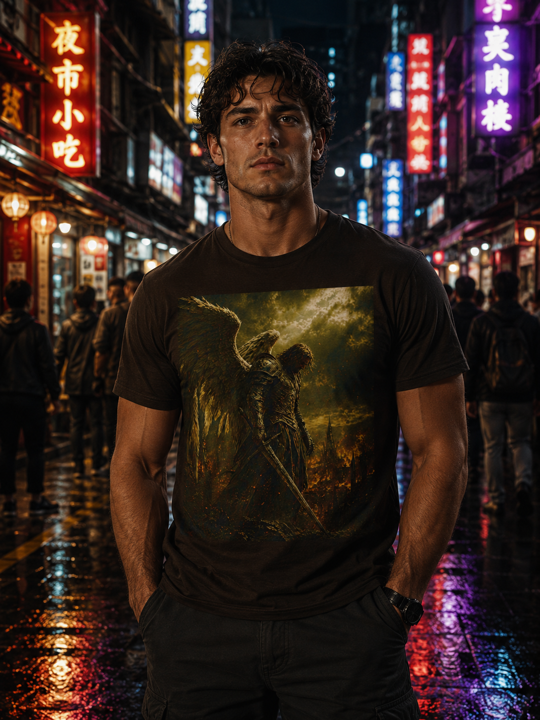 Angel of Vengeance Graphic Tee —  Angel T-Shirt