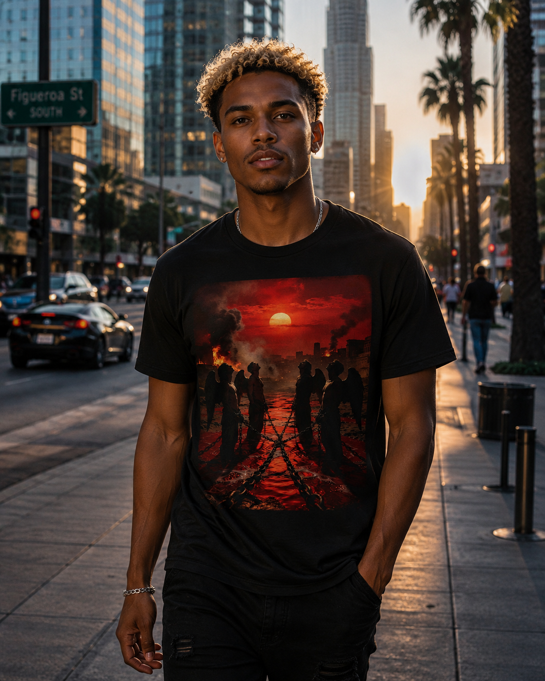 T-Shirt — Revelation 9 reveals four fallen angels bound in the Euphrates River, awaiting God’s appointed time to bring judgment.