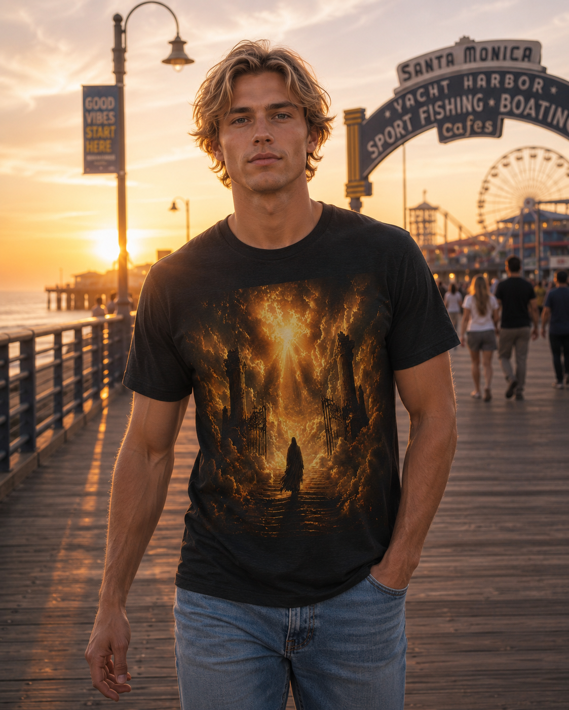 Heavens Gate Tee —Noly a few may eneter